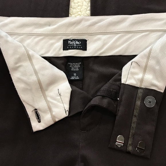 Mossimo Stretch Brown Chino Dress Slacks Pants 
Size 10 / 12 Medium / Large - Picture 4 of 10